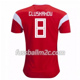 Fußballtrikots Russland Glushakov 8 Heim Trikotsatz WM 2018